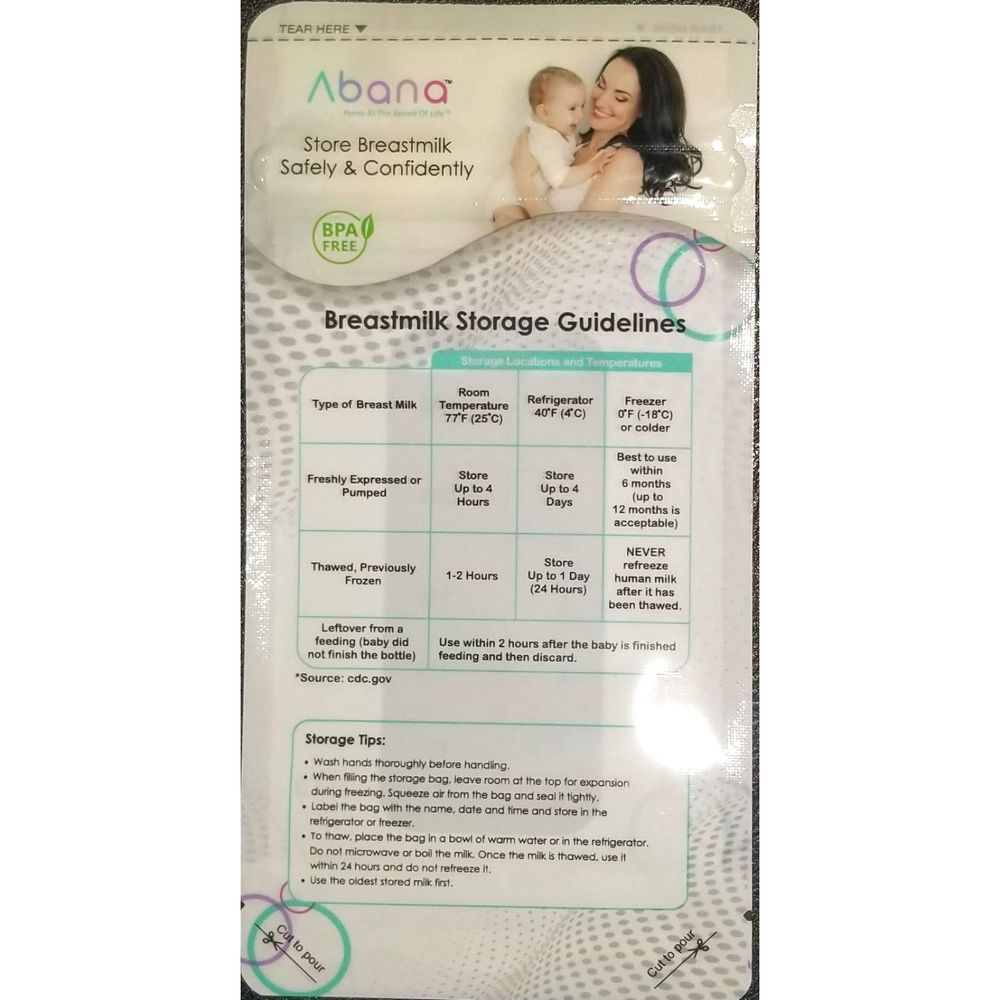 Breastmilk Storage Bag - 200 count